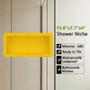 Shower Niche  Inside Dimension 14"×6"×4" for Foot Rest and Soap Holder recessed Wall Niche Insert