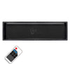 Matte Black LED Shower Niche with Remote Control – ABS Built-in Bathroom Wall Shelf