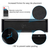 Matte Black LED Shower Niche with Remote Control – ABS Built-in Bathroom Wall Shelf