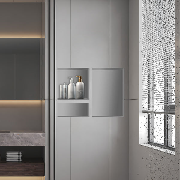 Tileable Preformed Bathroom Shower Niche Recess It Shower Shampoo Shelf 20‘’X32‘’