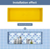 16''×40'' Rectangle Yellow Shower Niche Tile Ready Niche UGRN1640
