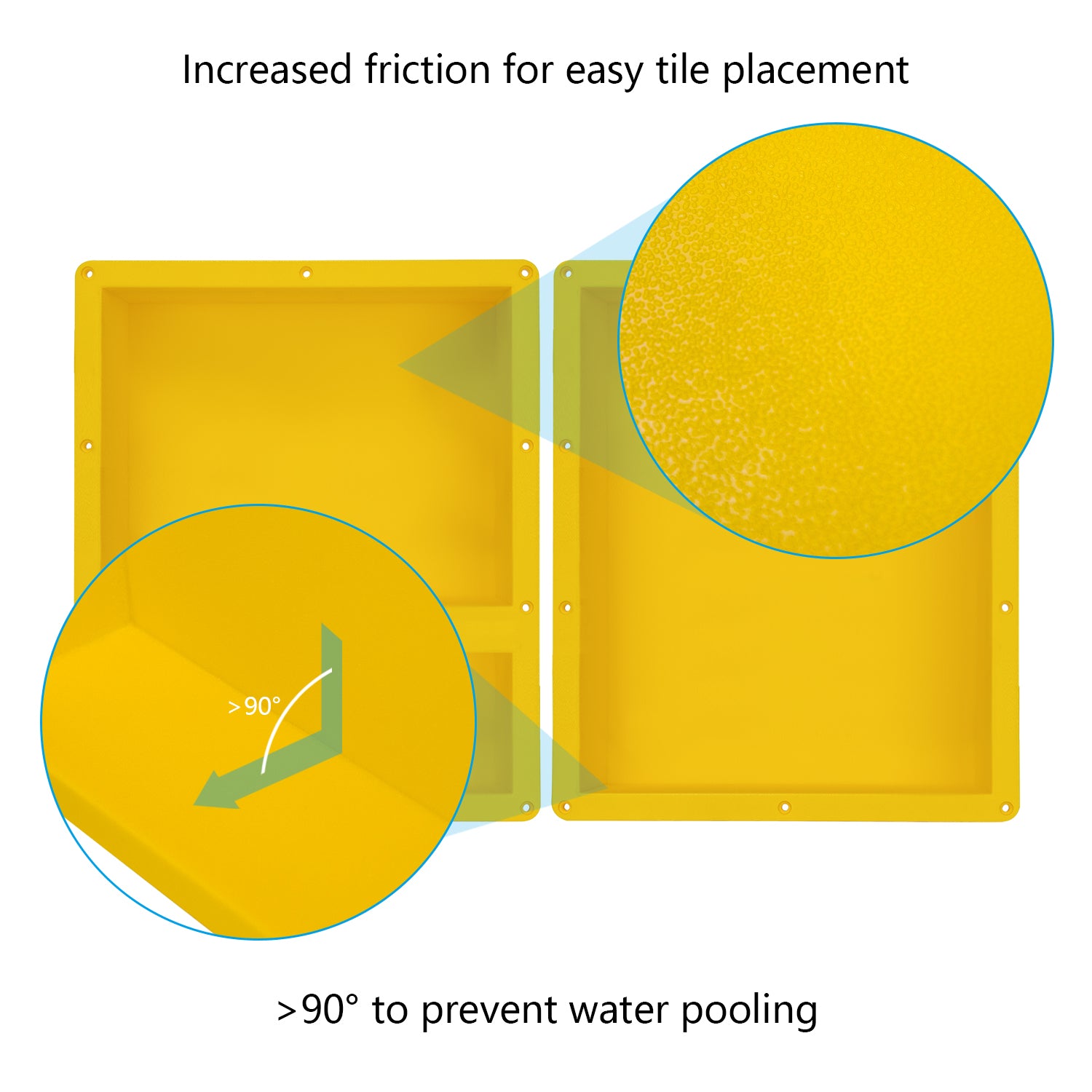 Tileable Preformed Bathroom Shower Niche Recess It Shower Shampoo Shelf 20‘’X32‘’