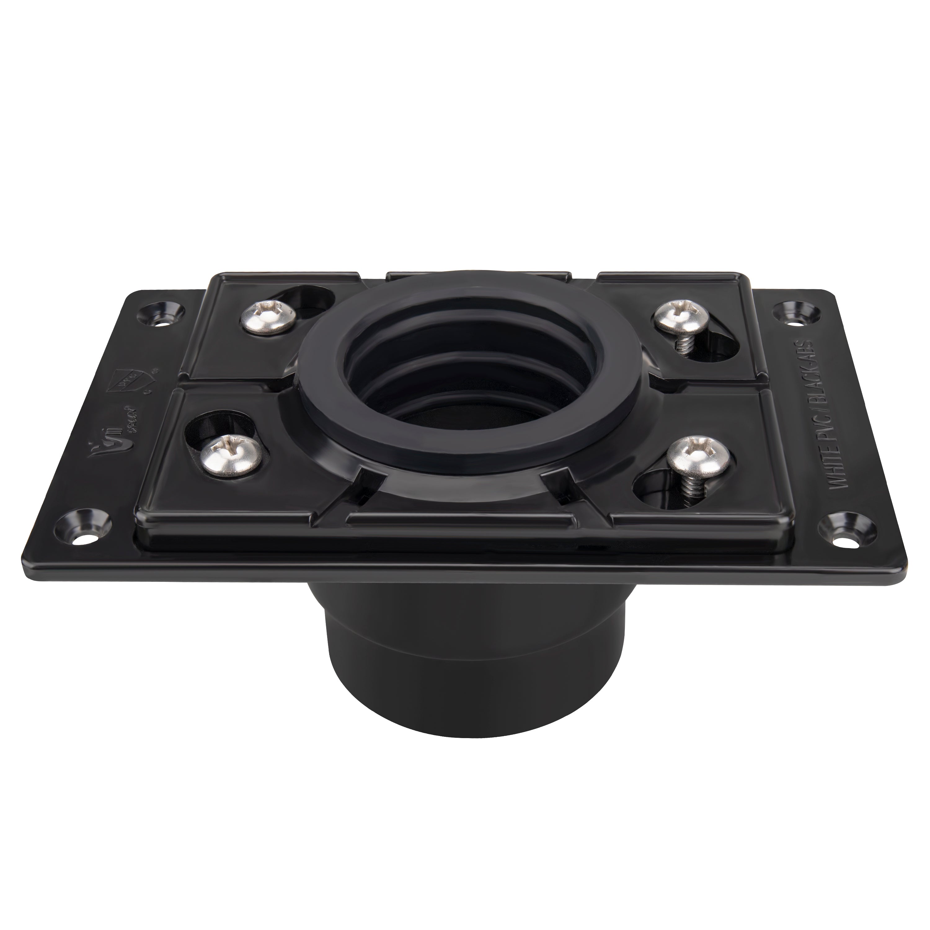 Uni-Green Square ABS Shower Drain Base – Snap-In Rubber Seal for 2