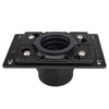 Uni-Green Square ABS Shower Drain Base – Snap-In Rubber Seal for 2" Pipes – UPC Certified