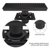 Uni-Green Square ABS Shower Drain Base – Snap-In Rubber Seal for 2" Pipes – UPC Certified