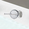 Bathtub drain Conversation Kit Assembly, Tub Drain Kit Lift and Turn, All Brass Construction