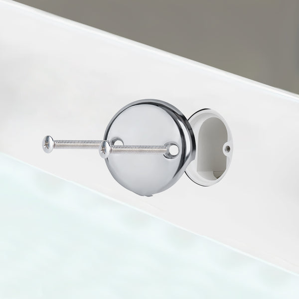 Bathtub drain Conversation Kit Assembly, Tub Drain Kit Lift and Turn, All Brass Construction