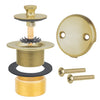 Bathtub drain Conversation Kit Assembly, Tub Drain Kit Lift and Turn, All Brass Construction