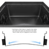 Uni-Green 10x10 in No Dig Low Profile Black Catch Basin with 2" Flexible Pipe Kit Extends to 6ft – Upgraded Rainwater Diverter for Gutter Downspout Extensions and 2-Open Pipe