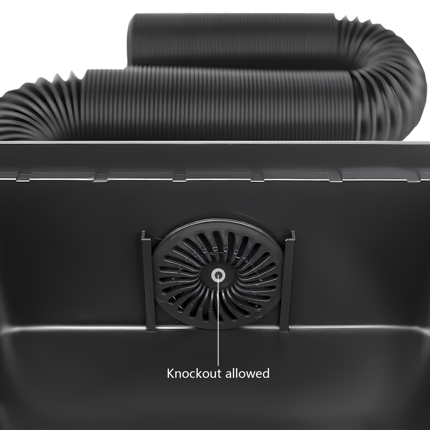 Uni-Green 10x10 in No Dig Low Profile Black Catch Basin with 2