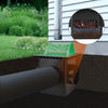 4 Outlet Catch Basin Kit 12" x 12" – with Debris Basket and Downspout Grate, Fits 2", 3", 4" & 6" Pipes – For Lawns, Landscaped Areas