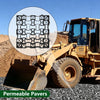 4pcs Pack Durable Permeable Pavers Grass Grid 20" x 20" for Driveways,Gravel, Patio