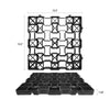 4pcs Pack Durable Permeable Pavers Grass Grid 20" x 20" for Driveways,Gravel, Patio