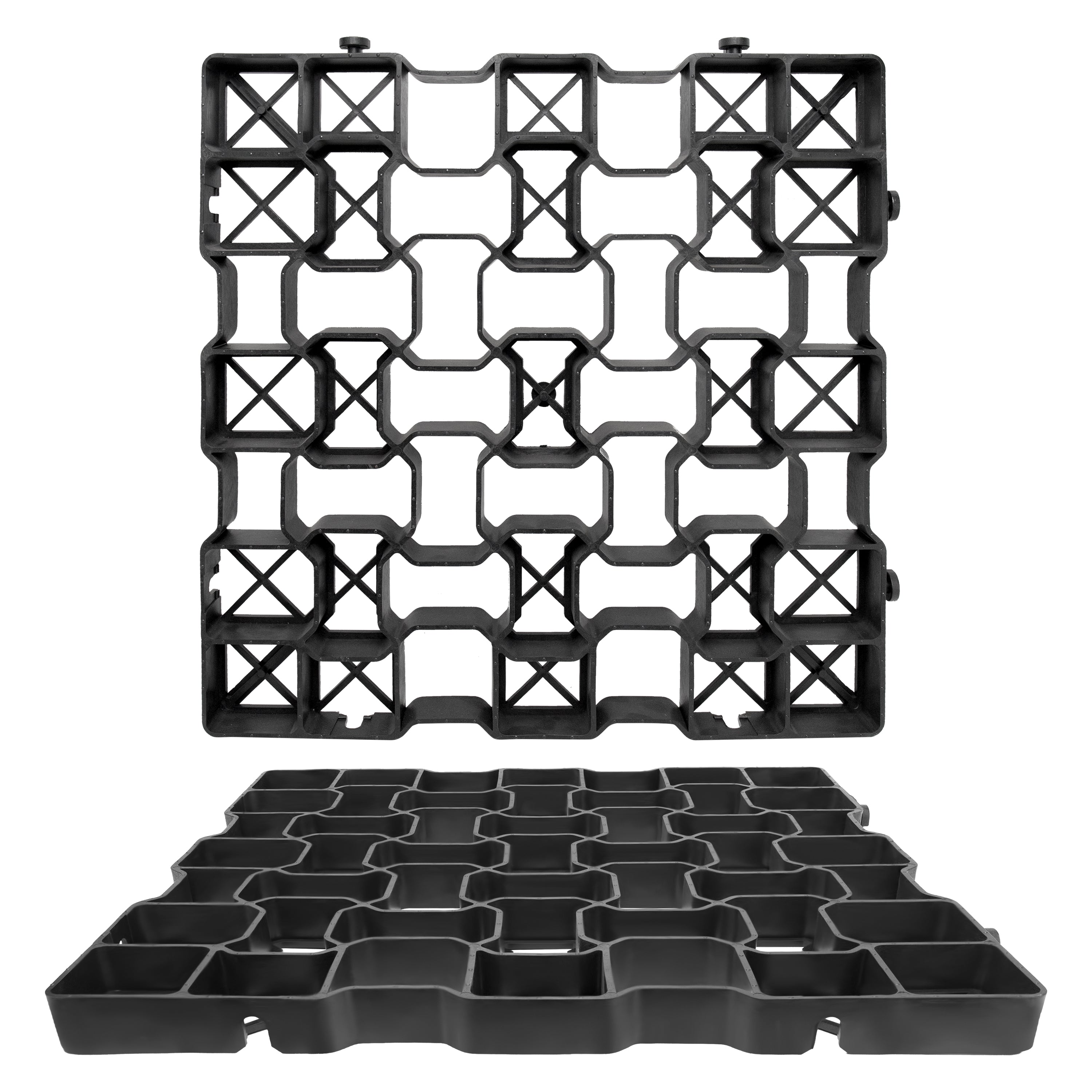 4pcs Pack Durable Permeable Pavers Grass Grid 20