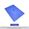 48X32" ABS Material Curbless Ready to Tile Shower Pan Kit with Center Drain for Bathroom