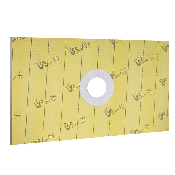 60"x36" Quick-Lock Tile-Over Shower Pan Kit – Waterproof Shower Base with Center Drain, Walk-In Design for Easy Installation