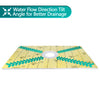 60"x36" Quick-Lock Tile-Over Shower Pan Kit – Waterproof Shower Base with Center Drain, Walk-In Design for Easy Installation