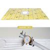 60"x36" Quick-Lock Tile-Over Shower Pan Kit – Waterproof Shower Base with Center Drain, Walk-In Design for Easy Installation