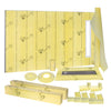 EPS Shower Pan 60 x 36 Inche Shower Tray with Membrane and Linear Drain Stainless Steel 304
