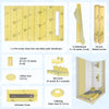 EPS Shower Pan 60 x 36 Inche Shower Tray with Membrane and Linear Drain Stainless Steel 304