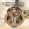 Uni-Green Champagne Bronze 3-1/2 inch Stainless Steel Kitchen Sink Drain with Delta Match and 3-in-1 Strainer Stopper