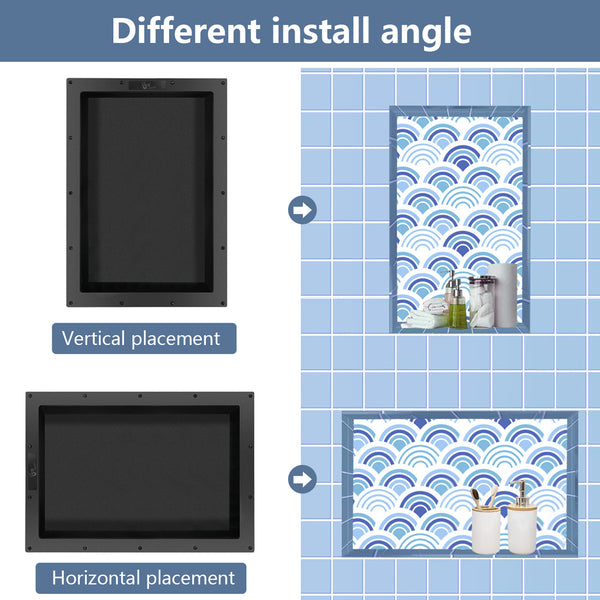 Ready for Tile Shower Niche Rectangle  17''×25''Single UGRN101