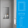 Ready for Tile Shower Niche Rectangle  17''×25''Single UGRN101