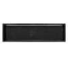 Matte Black Waterproof LED Shower Niche with Slope Drainage – ABS Built-In Recessed Bathroom Wall Shelf