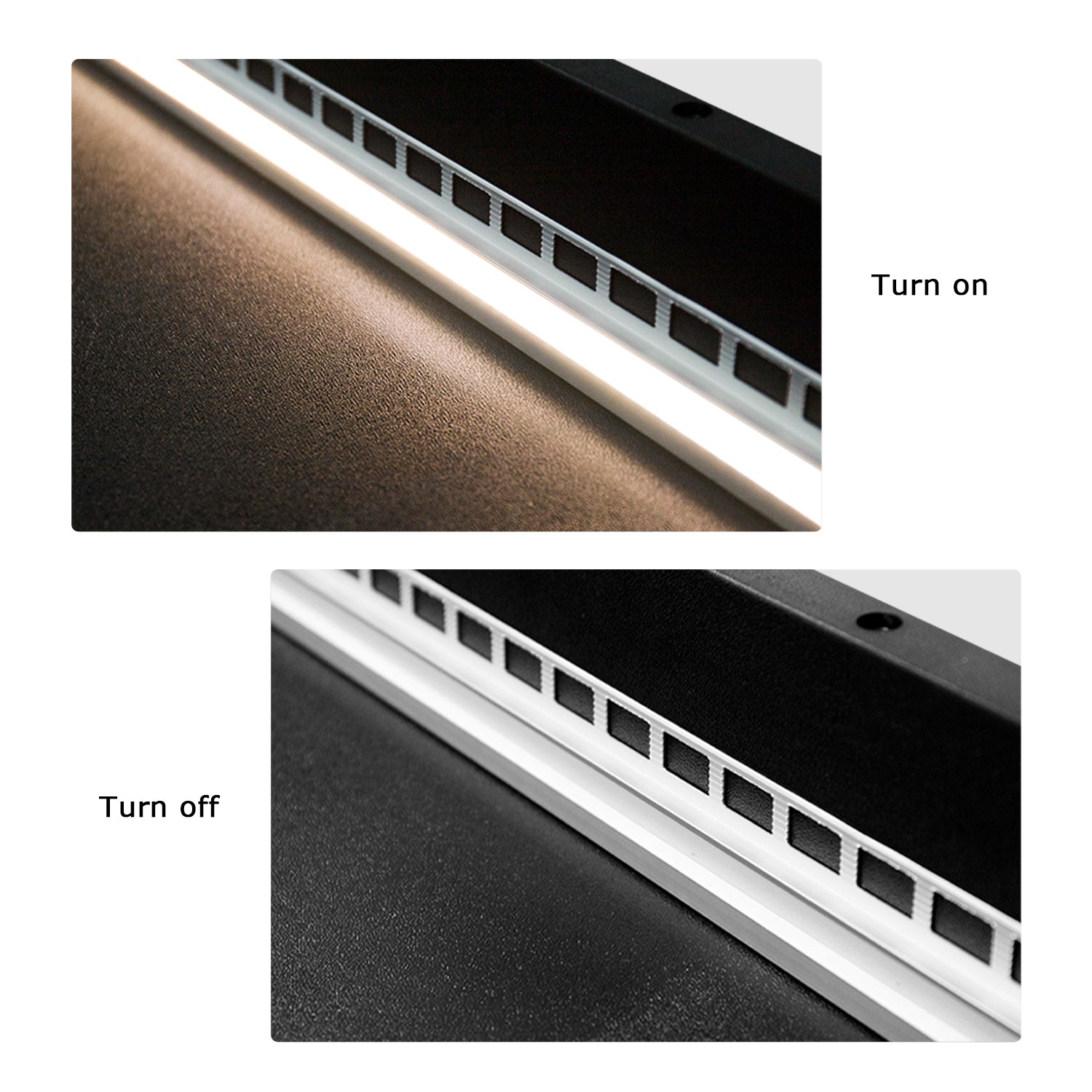 Matte Black Waterproof LED Shower Niche with Slope Drainage – ABS Built-In Recessed Bathroom Wall Shelf