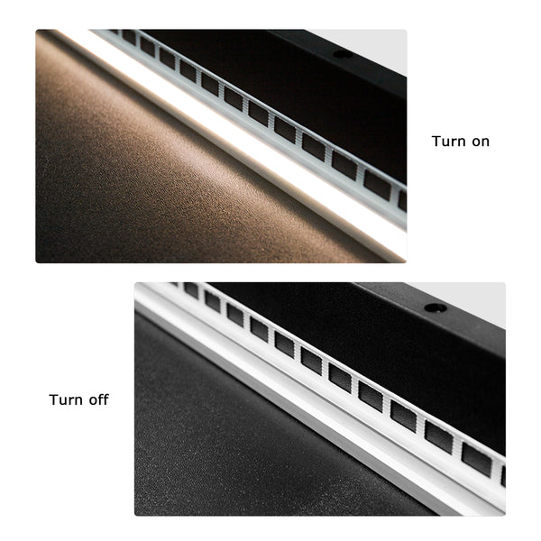 Matte Black Waterproof LED Shower Niche with Slope Drainage – ABS Built-In Recessed Bathroom Wall Shelf