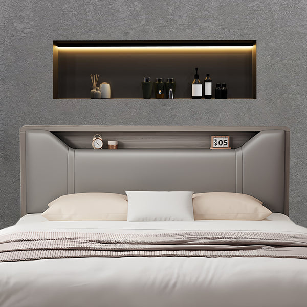 Matte Black Waterproof LED Shower Niche with Slope Drainage – ABS Built-In Recessed Bathroom Wall Shelf