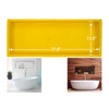 16''×40'' Rectangle Yellow Shower Niche Tile Ready Niche UGRN1640