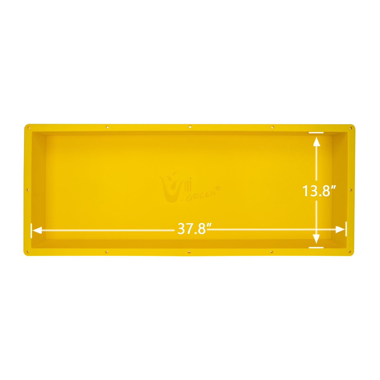 16''×40'' Rectangle Yellow Shower Niche Tile Ready Niche UGRN1640