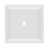 Acrylic Shower Base 36"W x 36"D x 5.5"H – Non-Slip, Center Drain, 3 Walls