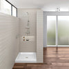 Acrylic Shower Base 36"W x 36"D x 5.5"H – Non-Slip, Center Drain, 3 Walls