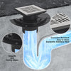 Square Shower Drain for Low Profile Show Pan Drain, ABS Construction Neo Style