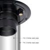Square Shower Drain for Low Profile Show Pan Drain, ABS Construction Neo Style