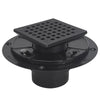 3-1/2 Inch Mission Shower Drain for Low Profile Shower Drain with SS 304 Grating Different Patterns– Matte Black