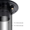 ABS Square Shower Drain for Low Profile Shower Drain with SS 304 Grating Different Patterns