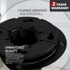 ABS Square Shower Drain for Low Profile Shower Drain with SS 304 Grating Different Patterns