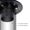 4-1/4" Square Shower Floor Drain with Flange, Stainless Steel in Chrome Plate