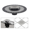 4 Inch Brushed Nickel Shower Drain Kit with Integrated Bonding Flange, Compatible with Schluter Shower Pan and Kit for 2 Inch Pipe