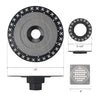 4 Inch Brushed Nickel Shower Drain Kit with Integrated Bonding Flange, Compatible with Schluter Shower Pan and Kit for 2 Inch Pipe
