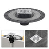4 Inch Chrome Shower Drain Kit with Integrated Bonding Flange, Compatible with Schluter Shower Pan and Kit for 2 or 3 Inch Pipe