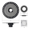 4 Inch Chrome Shower Drain Kit with Integrated Bonding Flange, Compatible with Schluter Shower Pan and Kit for 2 or 3 Inch Pipe