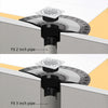 4 Inch Chrome Shower Drain Kit with Integrated Bonding Flange, Compatible with Schluter Shower Pan and Kit for 2 or 3 Inch Pipe