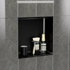 Ceramic Recessed Shower Niche (One-Piece Open Design) – Space-Saving Storage for Small Bathrooms, Freely Arrange Items