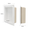 Ceramic Recessed Shower Niche (One-Piece Open Design) – Space-Saving Storage for Small Bathrooms, Freely Arrange Items