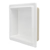 Ceramic Recessed Shower Niche (One-Piece Open Design) – Space-Saving Storage for Small Bathrooms, Freely Arrange Items