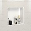 Ceramic Recessed Shower Niche (One-Piece Open Design) – Space-Saving Storage for Small Bathrooms, Freely Arrange Items